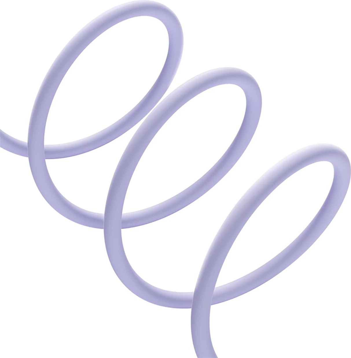 Kabllo Baseus Pudding USB-A në USB-C 2m, 100W, Vjollcë