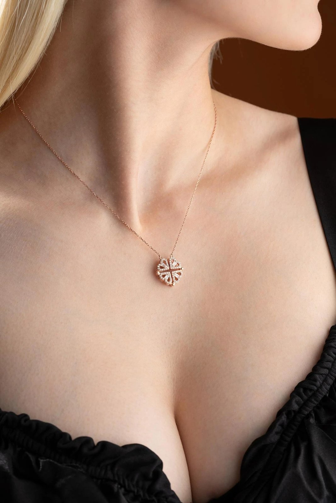 Varëse argjendi Jumeon, ngjyrë rozë e artë, NRZ999183 Varëse argjendi Jumeon, ngjyrë rozë e artë, NRZ999183