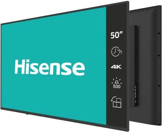 HISENSE 50" 50GM60AE 4K UHD Digital Signage Display - 18/7 Operation