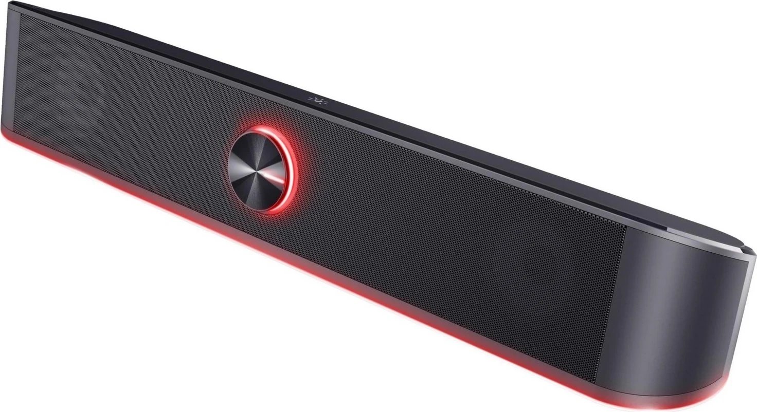 Soundbar Trust GXT619 THORNE RGB LED, e zezë
