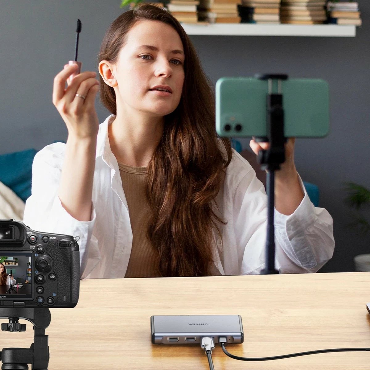 Kartelë kapje video Unitek 4K@60Hz, ngjyrë gri