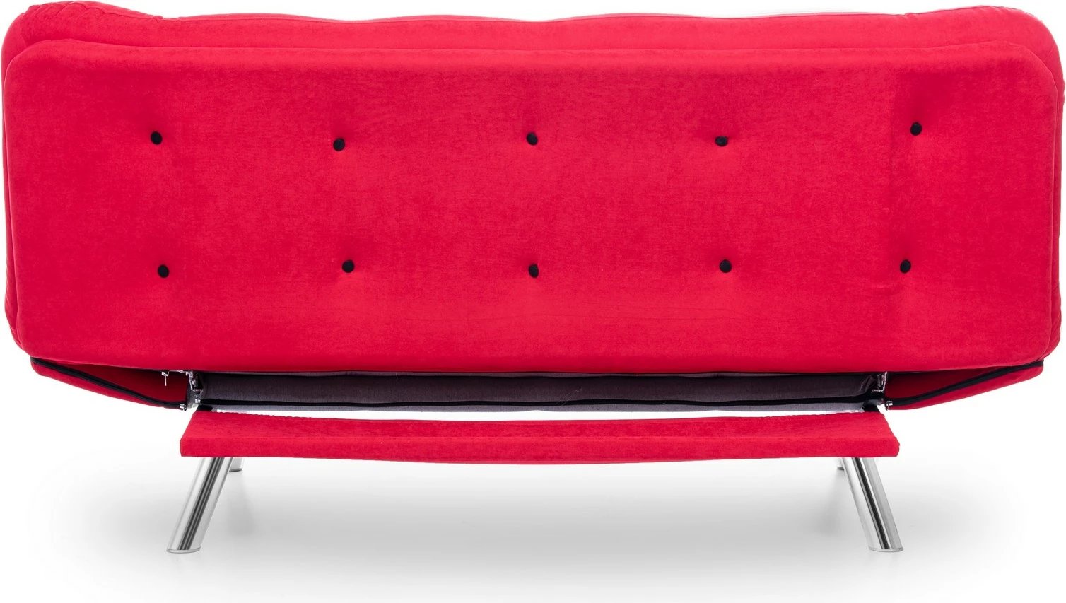 Divan-krevat 3 vendësh, Atelier del Sofa, Misa Sofabed, i kuq