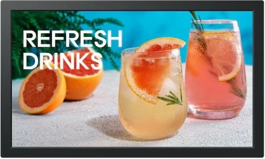 Monitor profesional Samsung QB13C LH13QBCEBGBXEN 13'' FHD PLS 500 nit Wi‑Fi VESA 100x100, zi