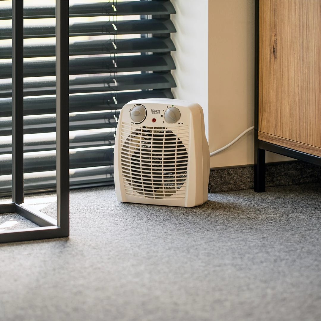 Ngrohës me ventilator Teesa TSA8059, 2000 W, i bardhë