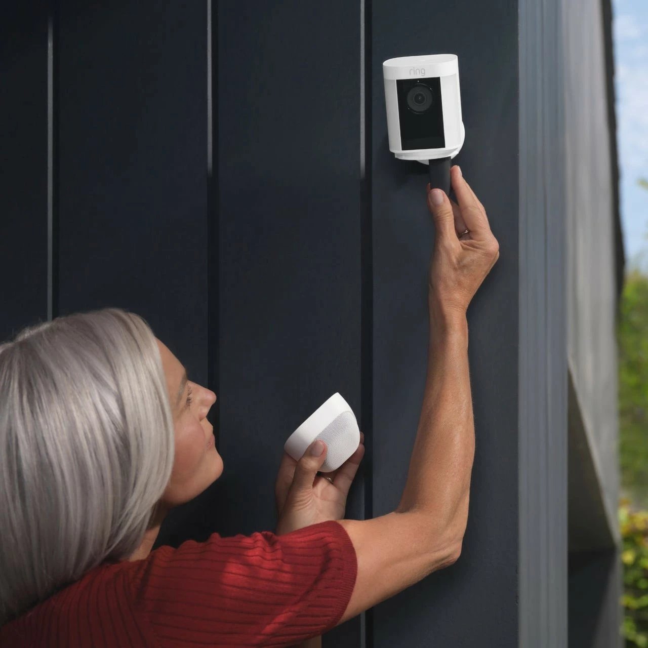 Kamerë sigurie Ring SLC Pro, Amazon, Wireless, IP65, Bardhë Kamerë sigurie Ring SLC Pro, Amazon, Wireless, IP65, Bardhë