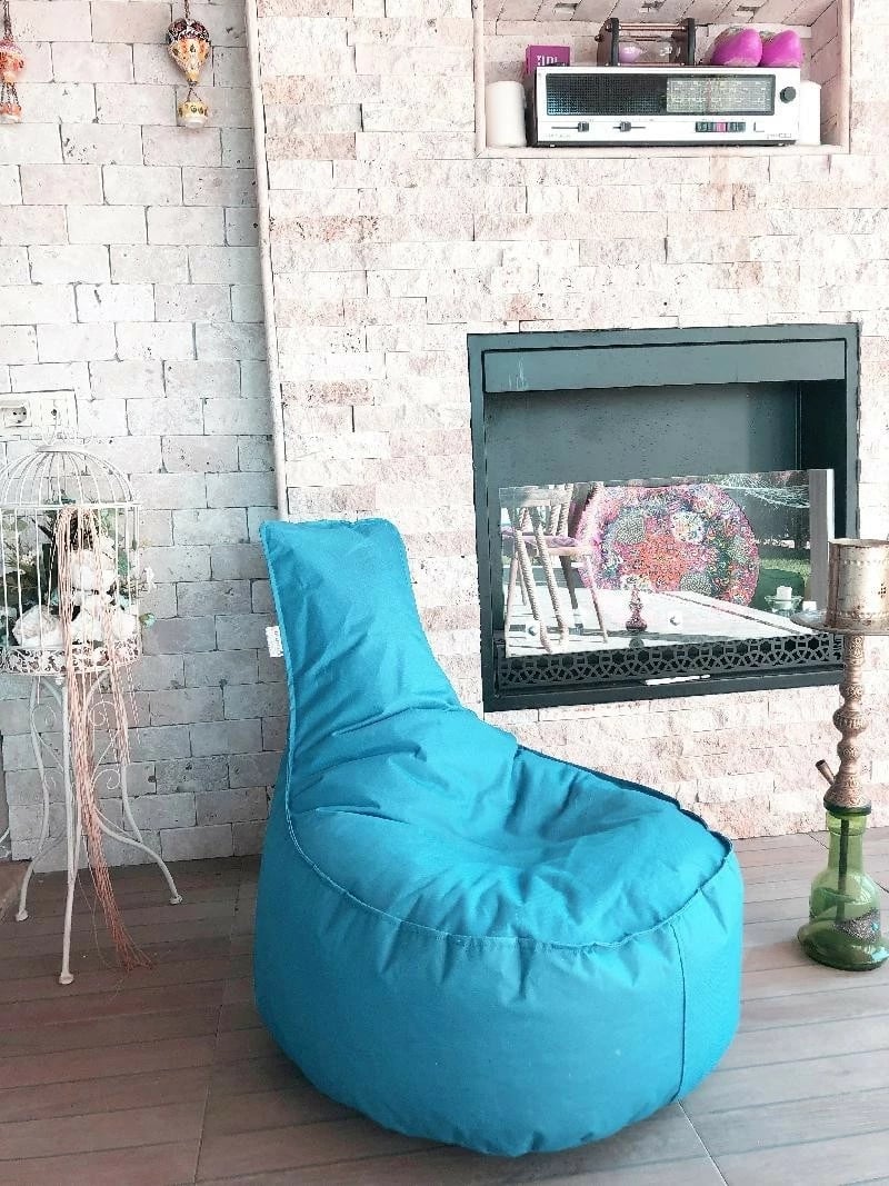 Qese ulëse relaksuese, ngjyrë turquoise, Atelier del Sofa