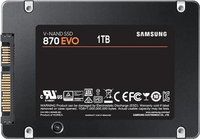SSD Samsung 870 EVO 1TB, 2.5", SATA III, i zi