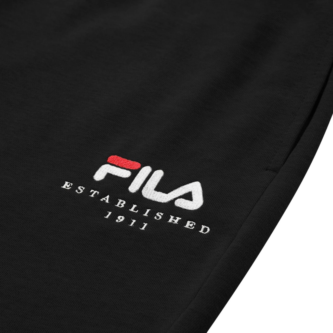 Pantallona sportive unisex Fila, të zeza