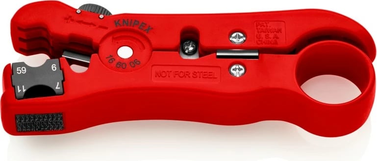 Vegël izolimi Knipex 16 60 06, plastikë, e kuqe