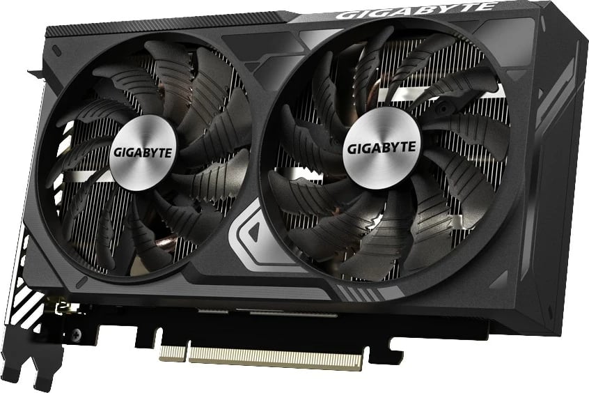 Kartelë grafike Gigabyte GeForce RTX 4070 WINDFORCE 2X OC V2 12G, e zezë