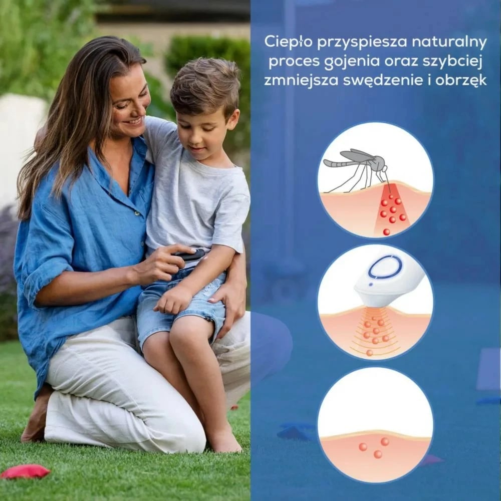 Pajisje lehtësuese pickimesh insektesh, Beurer BR90, 2 programe, dritë orientuese, fikje automatike, e zezë