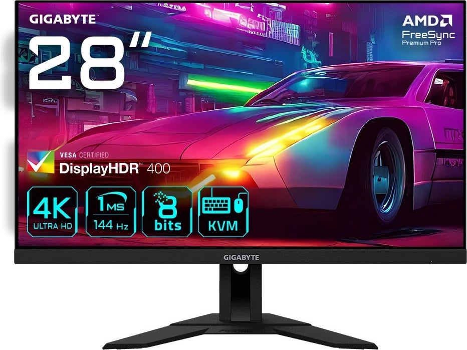Monitor Gigabyte M28U 28 inç 4K UHD 144Hz IPS Speaker i zi