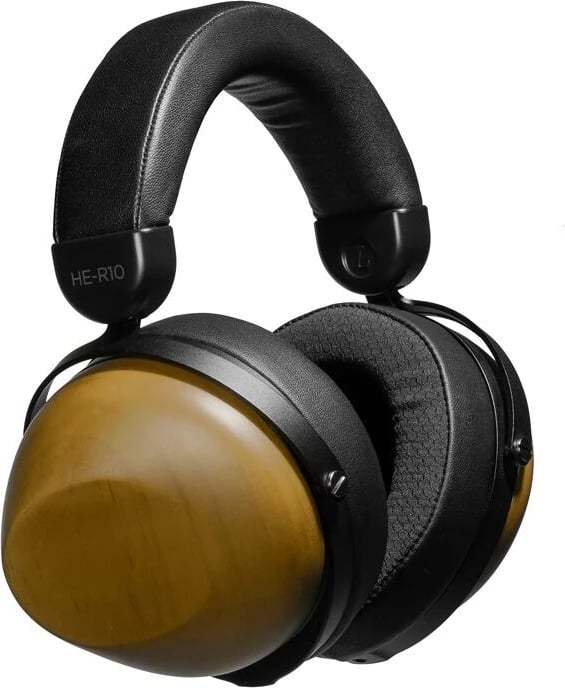 Kufje HiFiMAN HE-R10D me kabllo, Dynamic Topology, kupa druri, e zezë/kafe