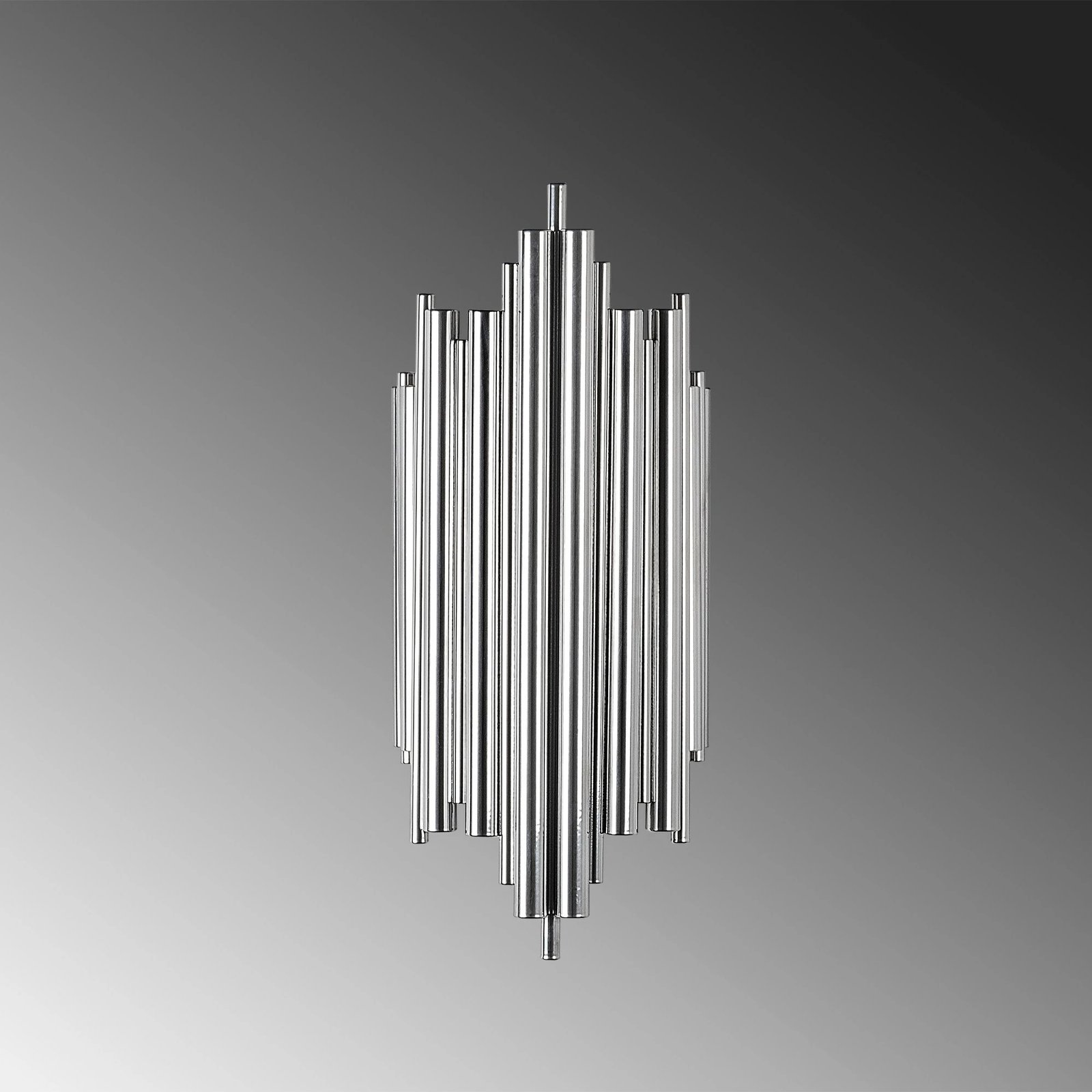 Llambë muri Opviq, Reis - 13342, krom, trup metalik, 22x50x11cm