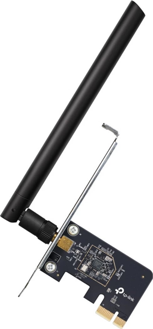Kartë rrjeti PCIe, TP-Link, Archer T2E, me antenë të jashtme, e zezë