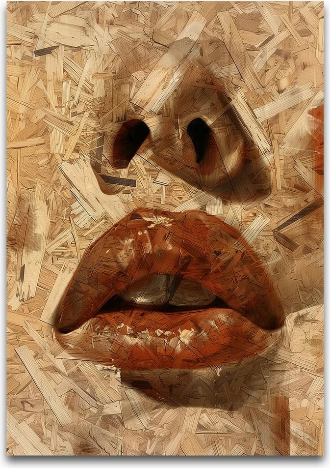 Pikturë dekorative me kornizë MDF, shumëngjyrëshe, Huhu315, 70x100cm