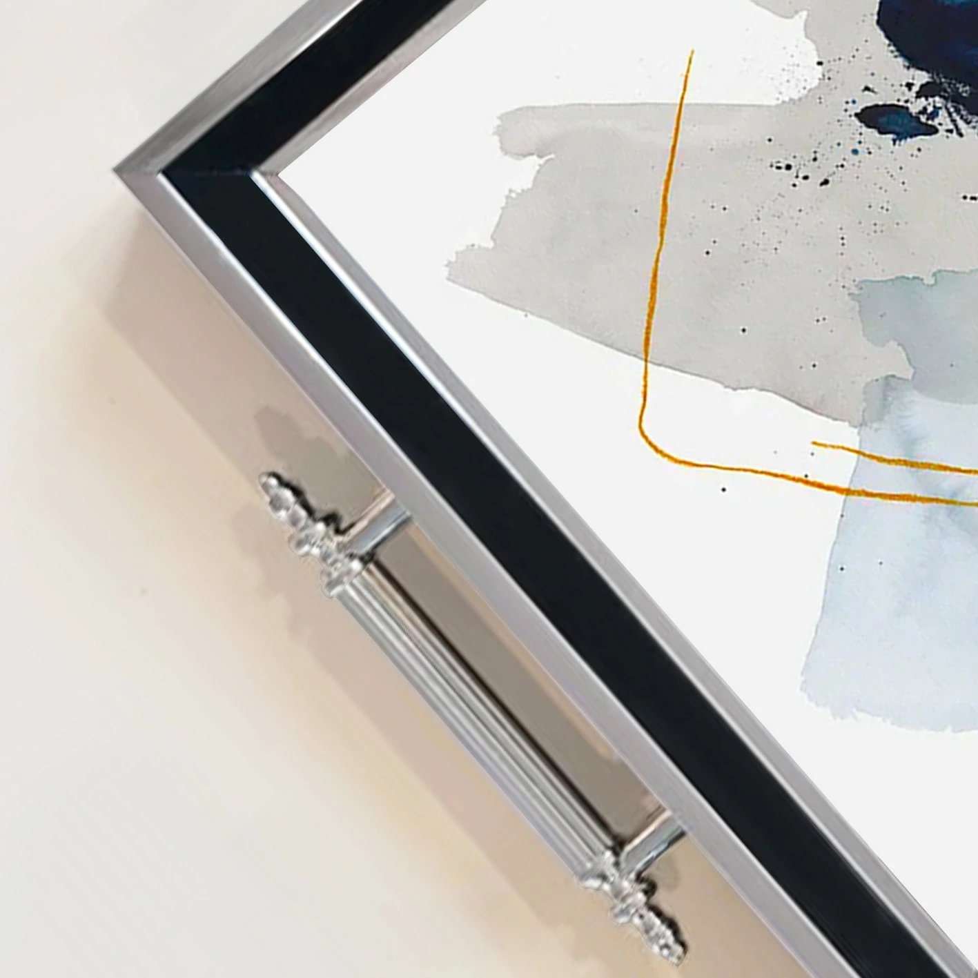 Tabaka qelqi Aberto Design, shumëngjyrëshe, TPG1, 50x29x3.5cm Tabaka qelqi Aberto Design, shumëngjyrëshe, TPG1, 50x29x3.5cm