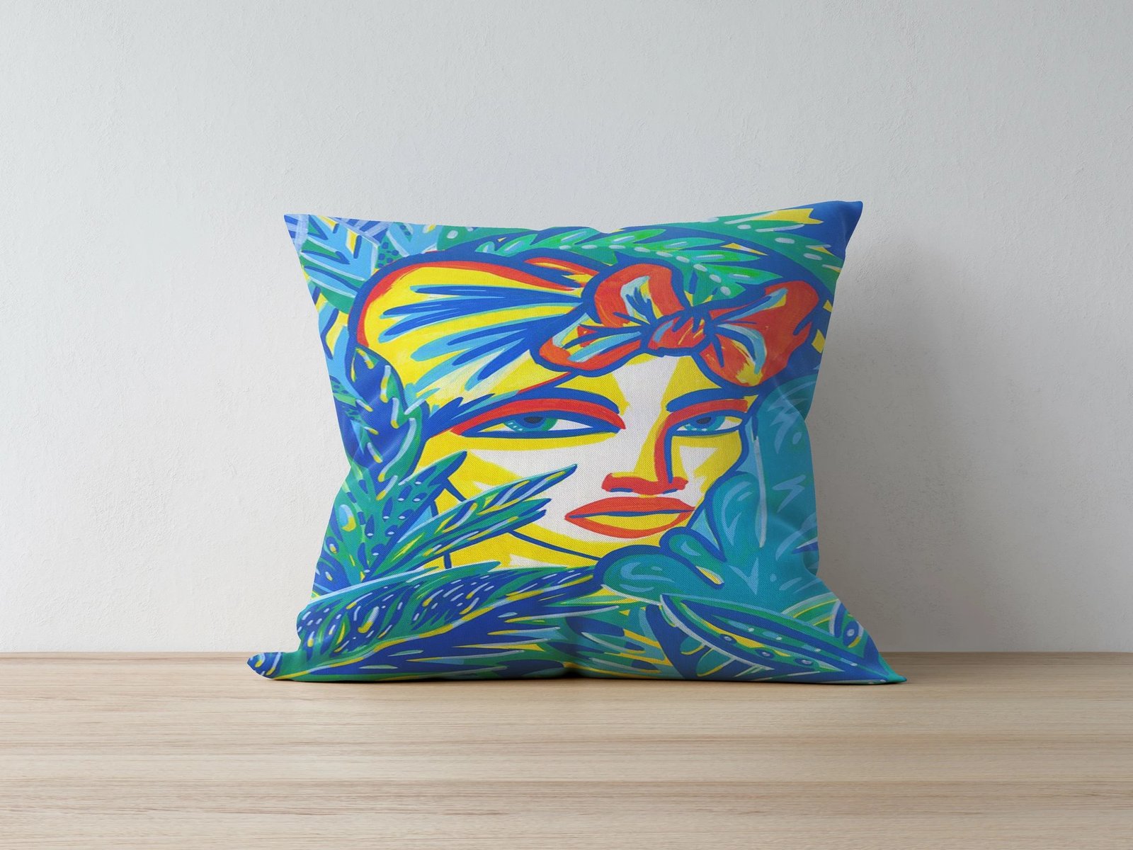 Jastëk dekorativ, shumëngjyrësh, Evila Originals, a1082, 43x43cm