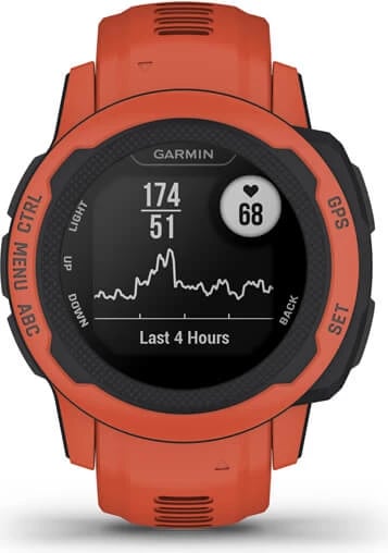 Smartwatch Garmin Instict 2S Poppy, 0.79", e kuqe 