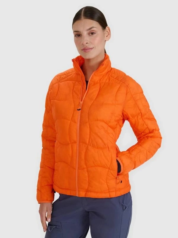 Jakne trekking për femra 4f, gri