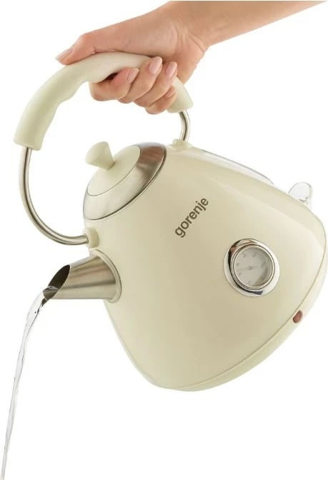 Ibrik elektrik Gorenje K17CLI, 1.7 L, 2200 W, Bezhë