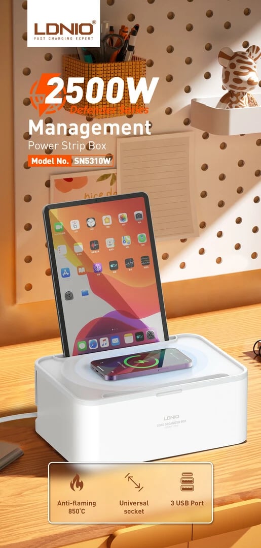 Prizë E Rrymës LDNIO SCW5354 Prizë E Rrymës LDNIO SCW5354