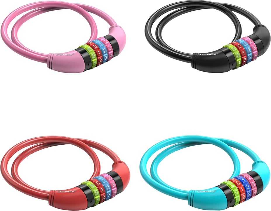 Bravë biçiklete me kod Gerda për fëmijë, ngjyra të përziera