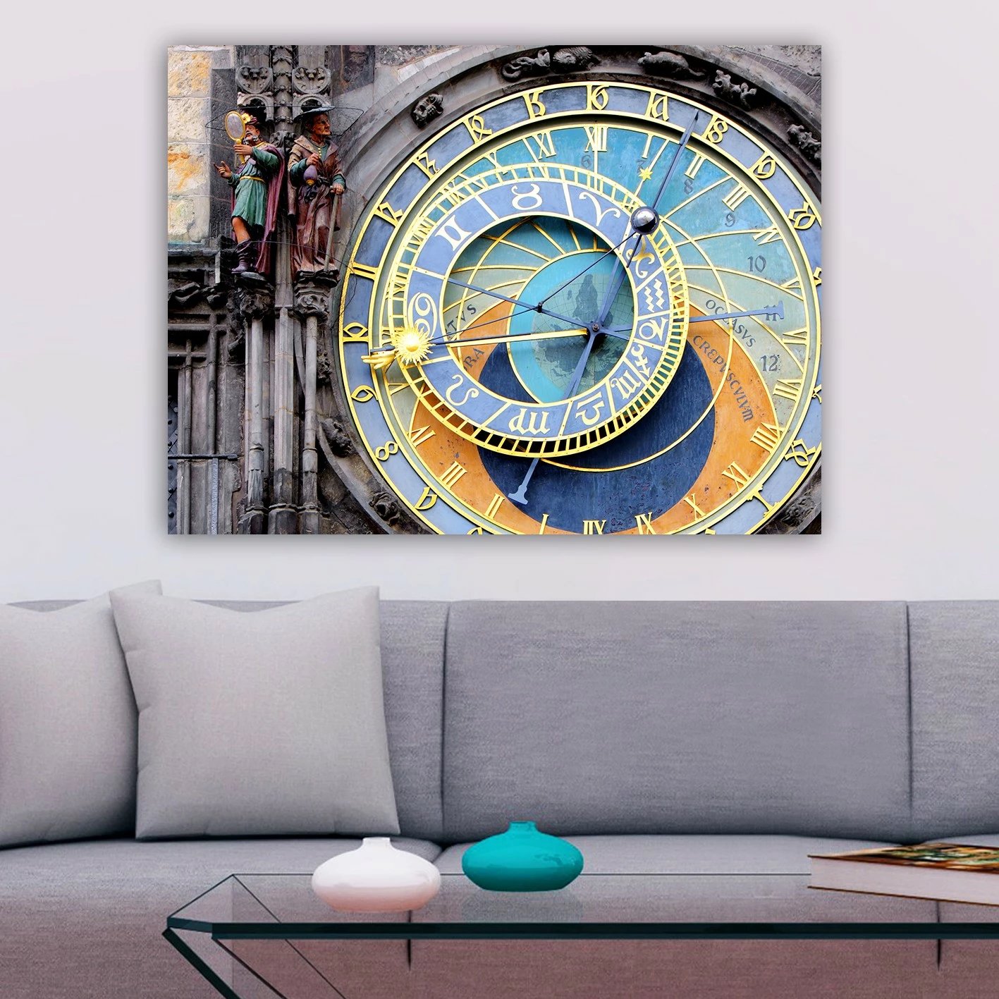 Pikturë dekorative në kanavacë, shumëngjyrëshe, 70x100cm, 225979597_70100