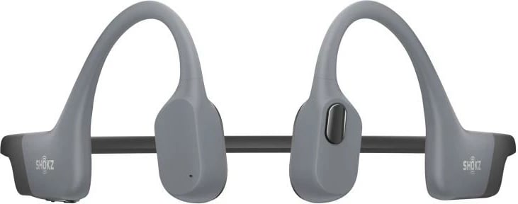 Kufje sportive Shokz OpenSwim Pro S711GY, me përçim kockor, pa mbulim të veshit, gri