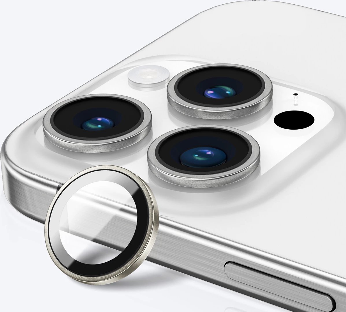 Mbrojtës xhami për kamera AmazingThing AR 3 Lens Glass Full Clear për iPhone 16 Pro / 16 Pro Max, Transparent