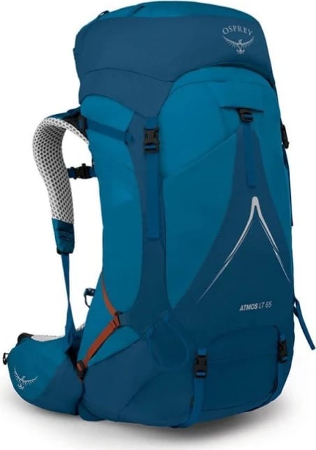Çantë shpine për trekking Osprey Atmos AG LT 65, blu deti L/XL