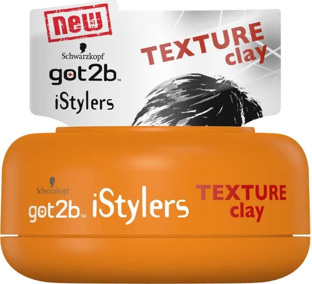 Clay për stilim flokësh Schwarzkopf Got2b iStylers Texture Clay 75ml