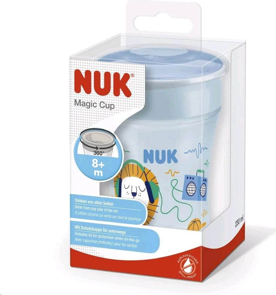 Gotë trajnimi, NUK, Magic 360°, 230 ml, blu e çelët