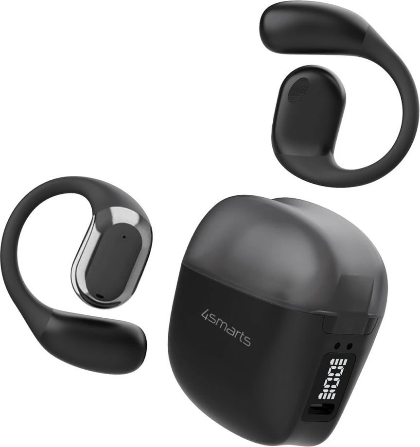 Kufje 4smarts SkyBuds Sport, True Wireless Stereo, 20h, e zezë Kufje 4smarts SkyBuds Sport, True Wireless Stereo, 20h, e zezë