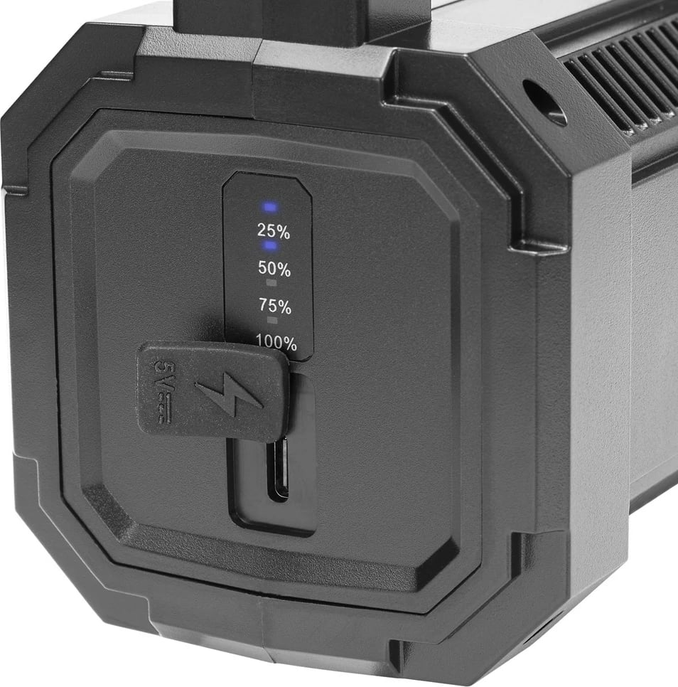 Latarka dore Montis MT146, LED 20W, 4800 mAh, e zezë