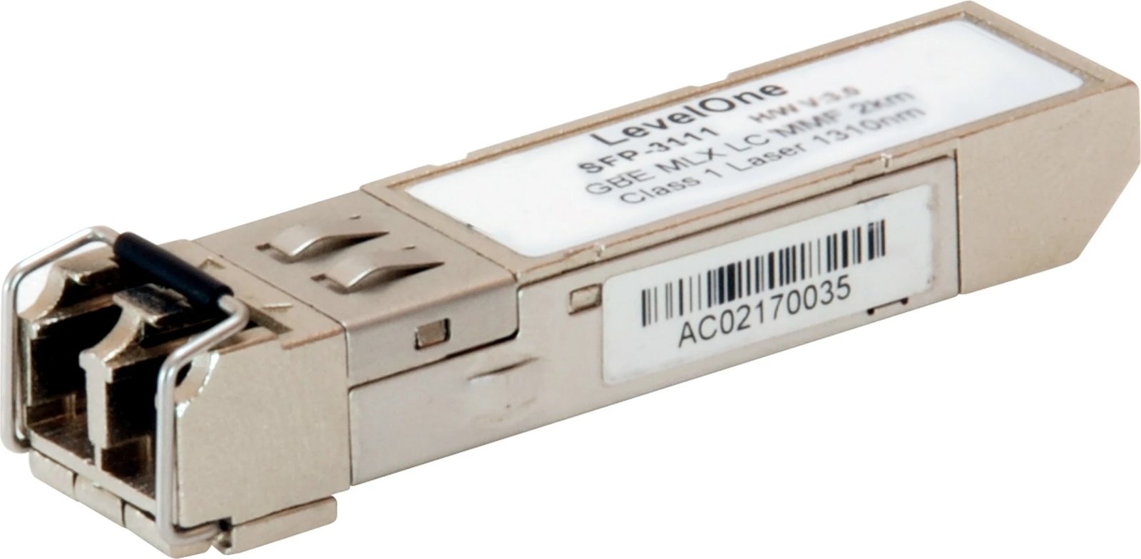 Modul SFP LevelOne SFP-3111, 1.25Gbps, multi-mode, LC, 2km, fiber optik