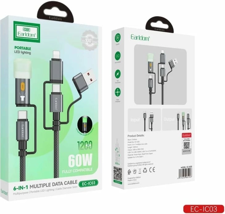 Kabllo 6 Ne 1 Earldom EC-IC03 60W