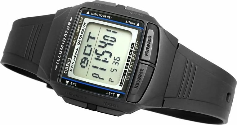 Orë dore për meshkuj Casio, e zezë