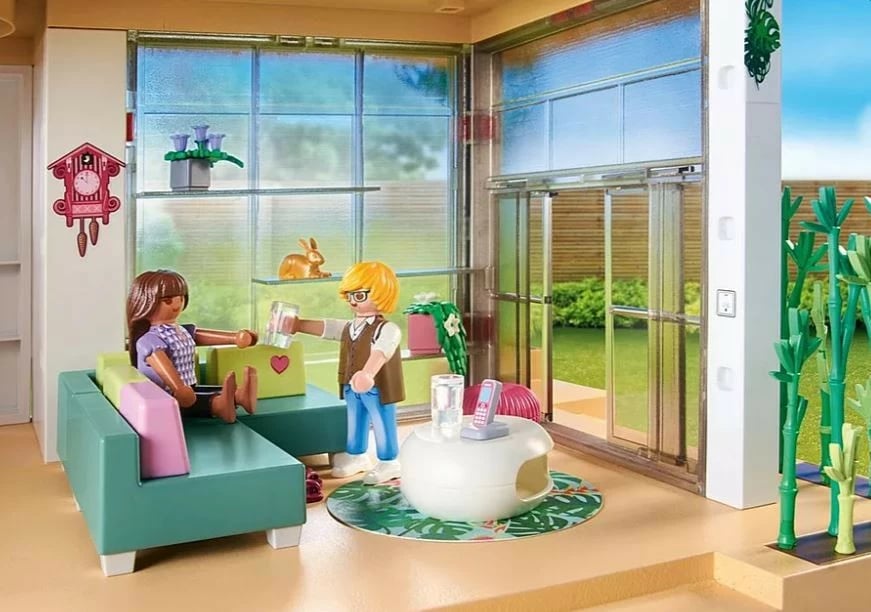 Set lodrash Playmobil 71607 Shtëpi me Kopsht Dimëror, 312 pjesë