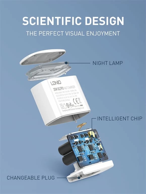 Karikues LDNIO A2423C (Bardhë) Karikues LDNIO A2423C (Bardhë)