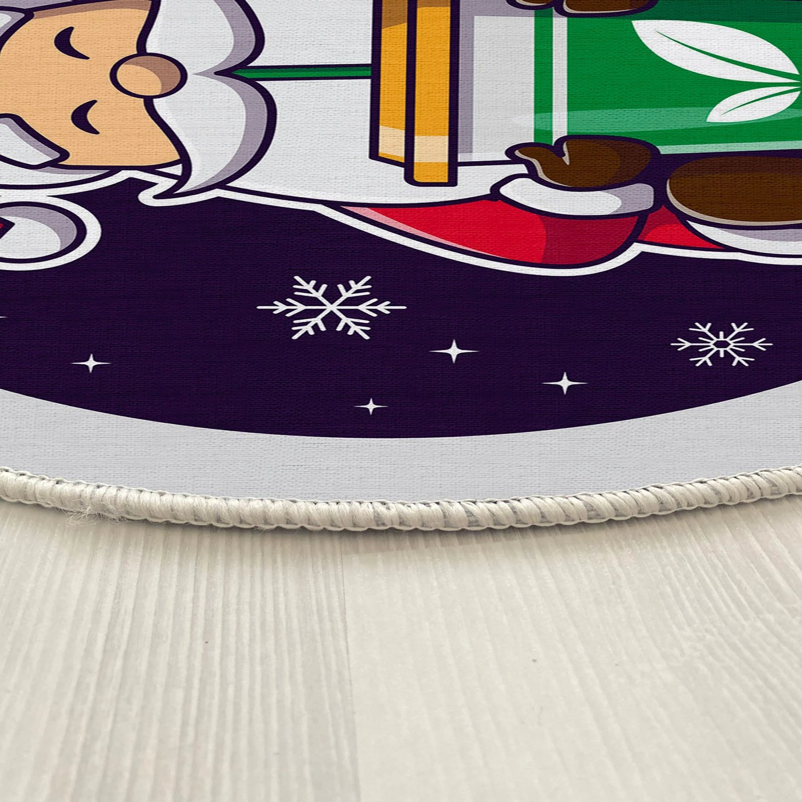 Qilim rrumbullak, shumëngjyrësh, Conceptum Hypnose, Woopamuk454, 80cm