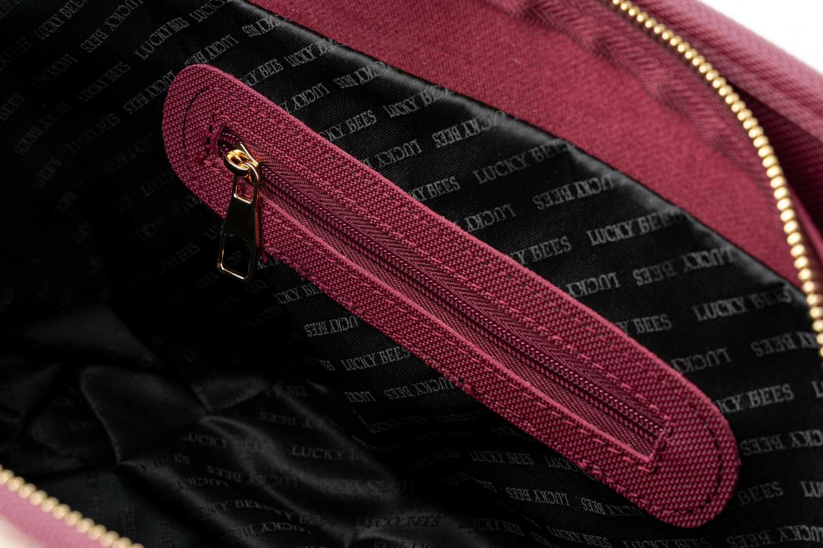 Çantë tote Lucky Bees 1247 - Regeta, e kuqe e errët