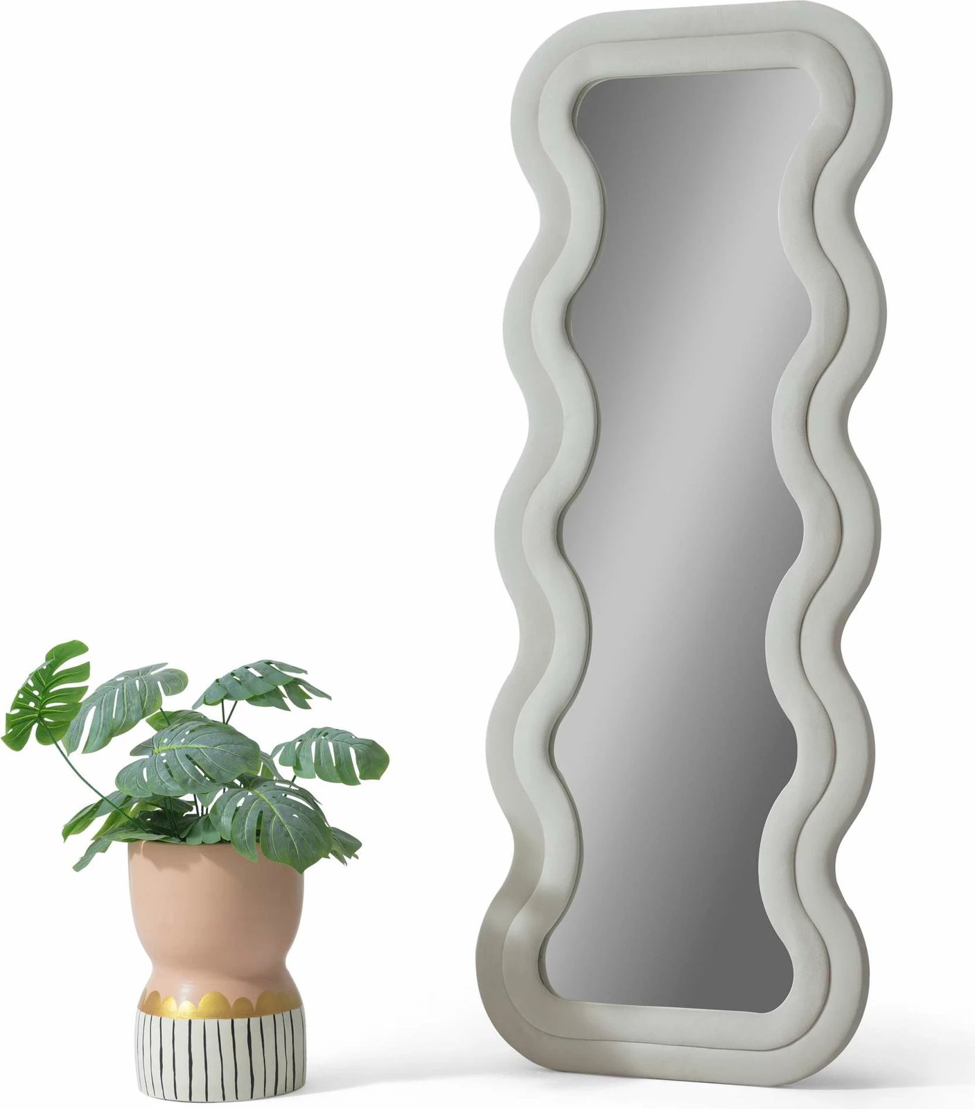 Pasqyrë Cheval Mundo, krem, Skye Decor, 65x170cm