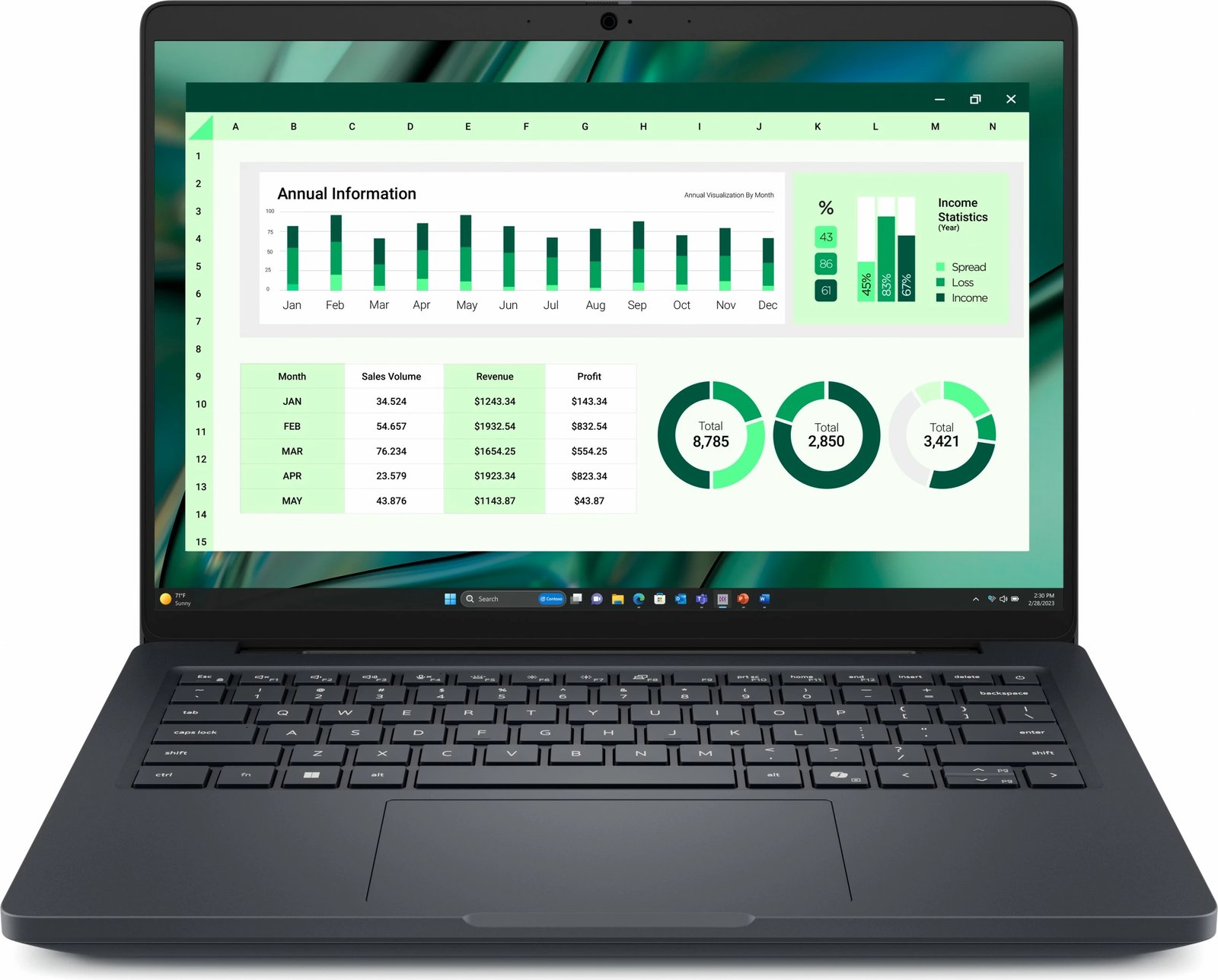 Laptop Dell PRO MAX 14 MC14250, U7-265H, 32GB, i zi