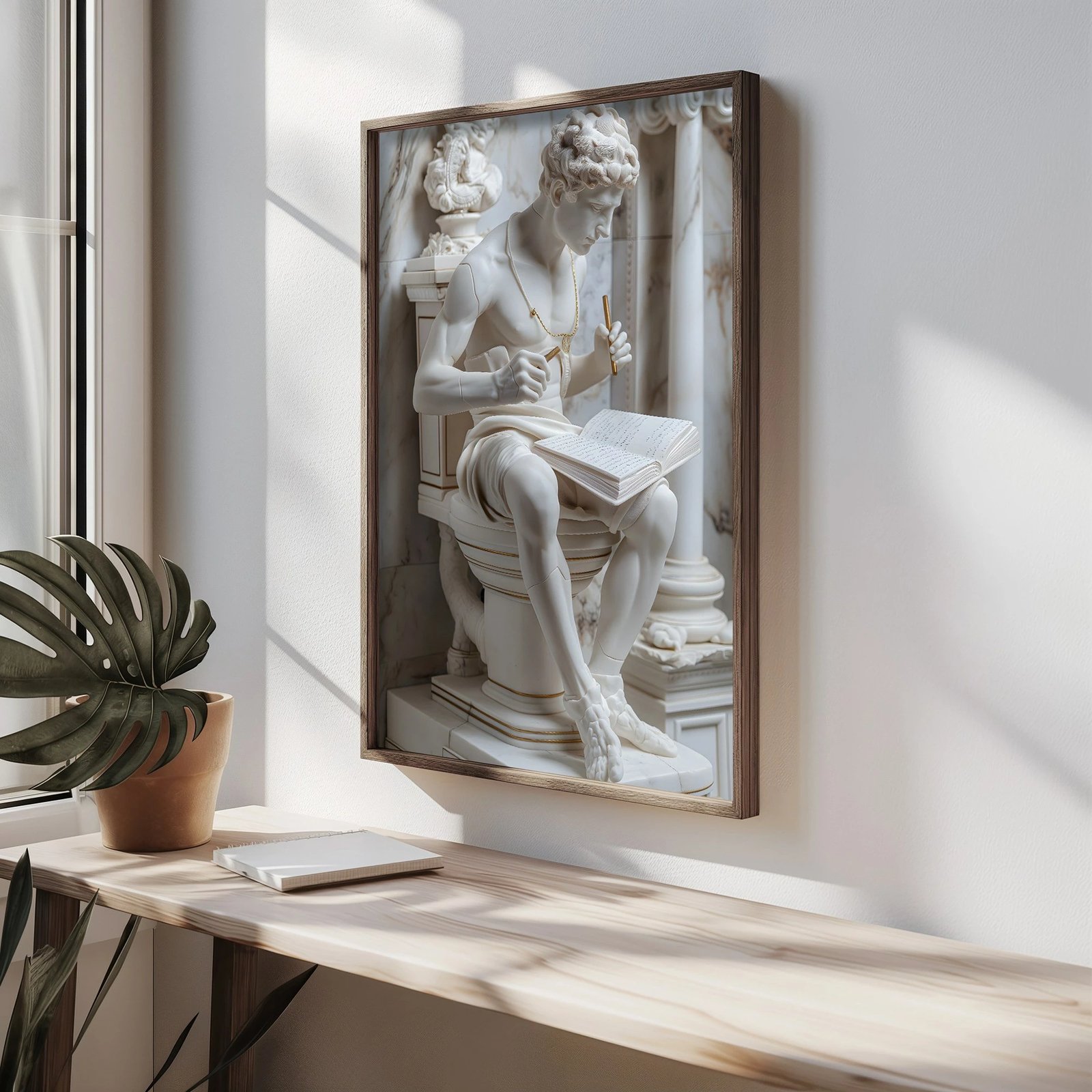 Pikturë dekorative me kornizë, MDF, Wallity, HUM060, shumëngjyrëshe, 50x70x3.5cm