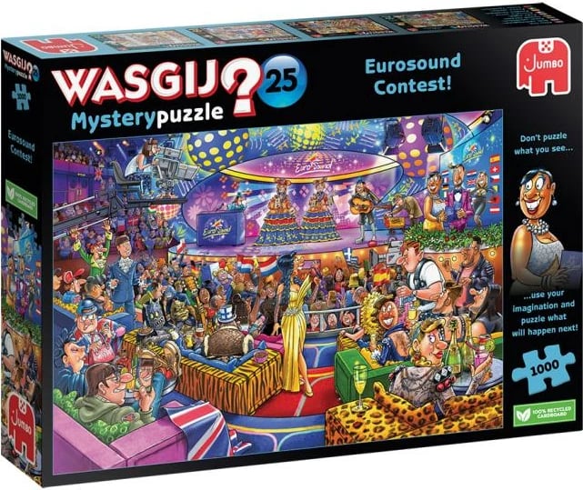 Puzzle, Jumbo Spiele, Wasgij Mystery 25 Eurosound Contest, 1000 copë, 68 x 49 cm