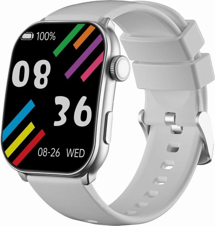 Smartwatch për femra Gravity, e bardhë/argjendtë