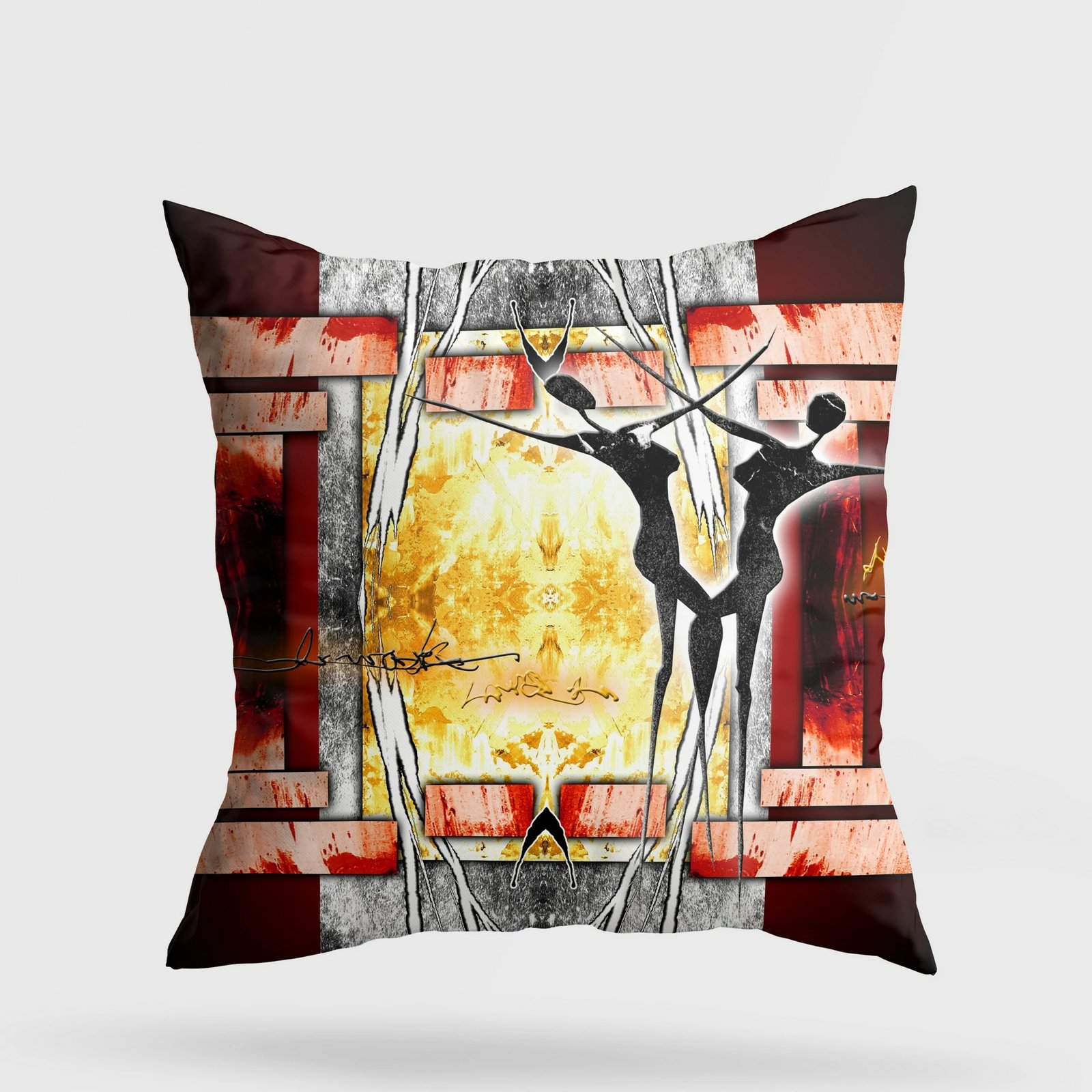 Jastëk dekorativ Evila Originals, A11945, shumëngjyrësh, 43x43cm