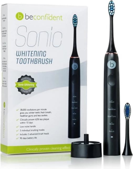 Furçë dhëmbësh elektrike Beconfident Sonic unisex Black-Rose Gold