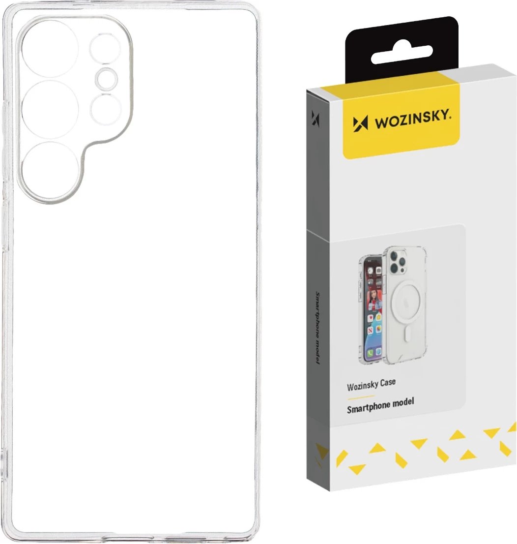 Mbështjellës Wozinsky Ultra Clear për Samsung Galaxy S25+, Transparent